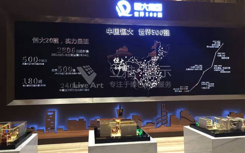 恒大集團(tuán)悅府地產(chǎn)展廳設(shè)計裝修案例